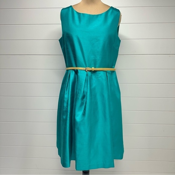 NWT JM Studio Teal Green Shantung Look Dress, Size 16 – Wedding, Cocktail, Party - Picture 1 of 9